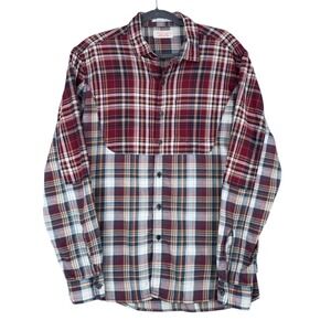 REPLAY Original Clothing Men's Plaid Flannel Long Sleeve‎ Shirt Large
